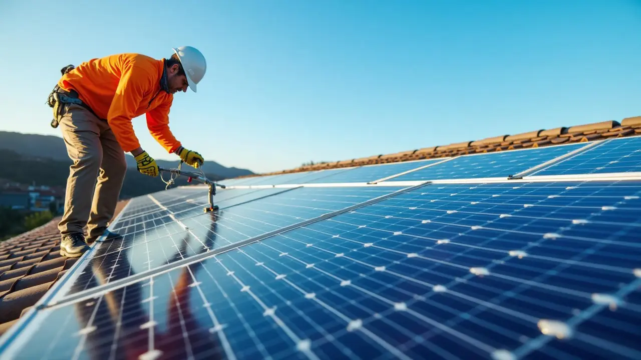 Instalação de painéis solares fotovoltaicos em São Paulo